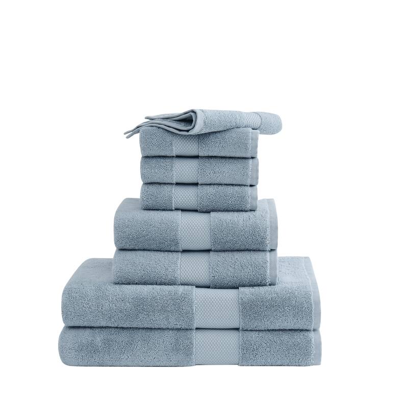 Christian Siriano NY Plush Turkish Cotton 8 Piece Towel Set
