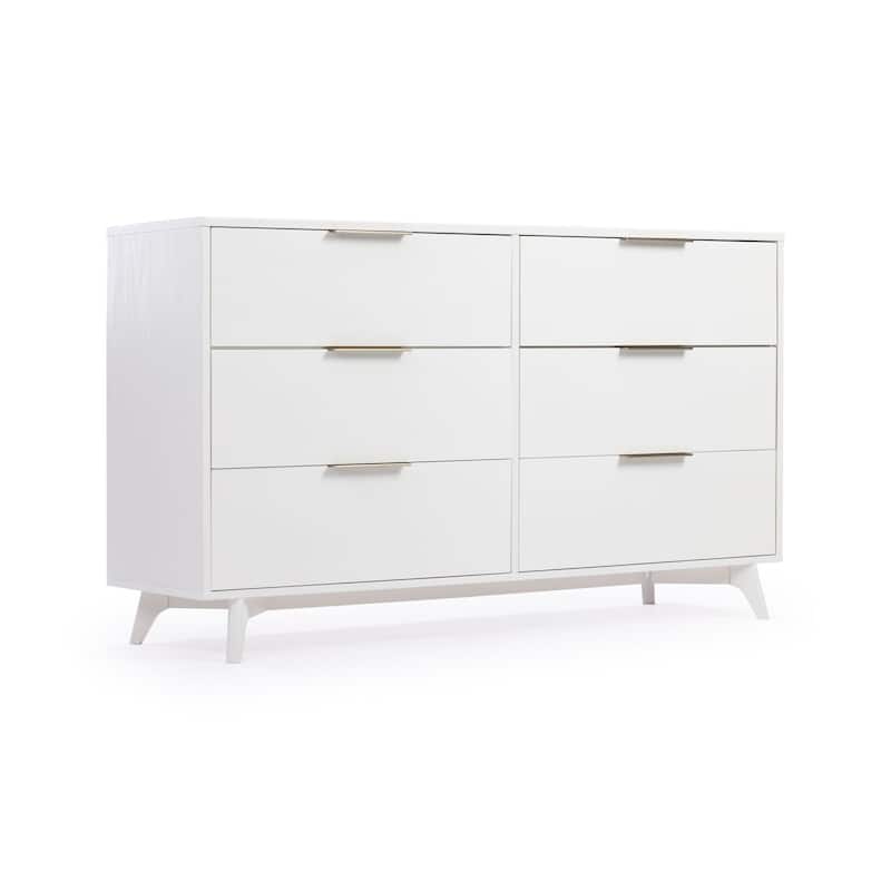 Plank and Beam Haven 6-Drawer Dresser with Drawer Pull Handles