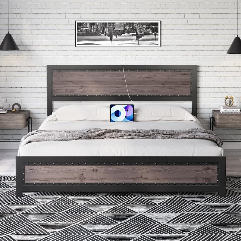 Bed Frame with Headboard