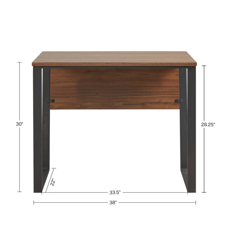 510 Design Carlyle 38 inches Computer Desk with Metal Legs