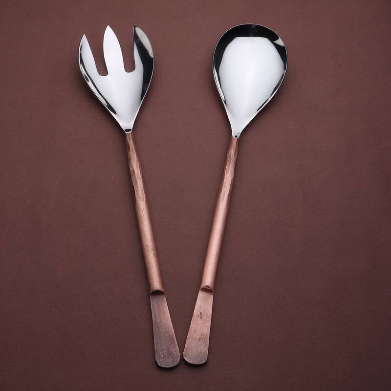 INOX Celia Salad Serving 2 Pc. Set
