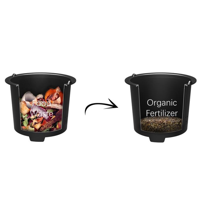 PURSONIC Electronic Food Waste Composter - Fertilizer from Food Scraps