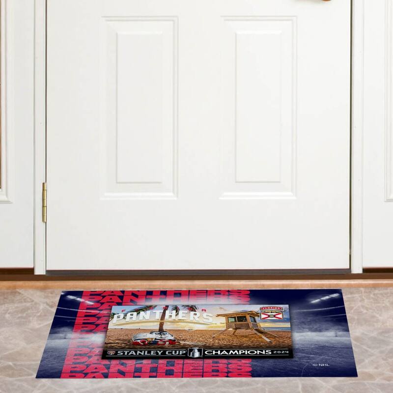 NHL Florida Panthers Repeater Washable Rug - 20" x 32"