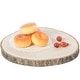 preview thumbnail 11 of 12, Barky Natural Wood Slabs Rustic Ornament Slice Tray Table Charger 12" Diameter