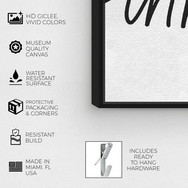 Shop Oliver Gal Inhale Minimalist Typography And Quotes Wall Art Framed Canvas Print Quotes And Sayings Black White Overstock 31794735,Blue Pink Aesthetic Quotes