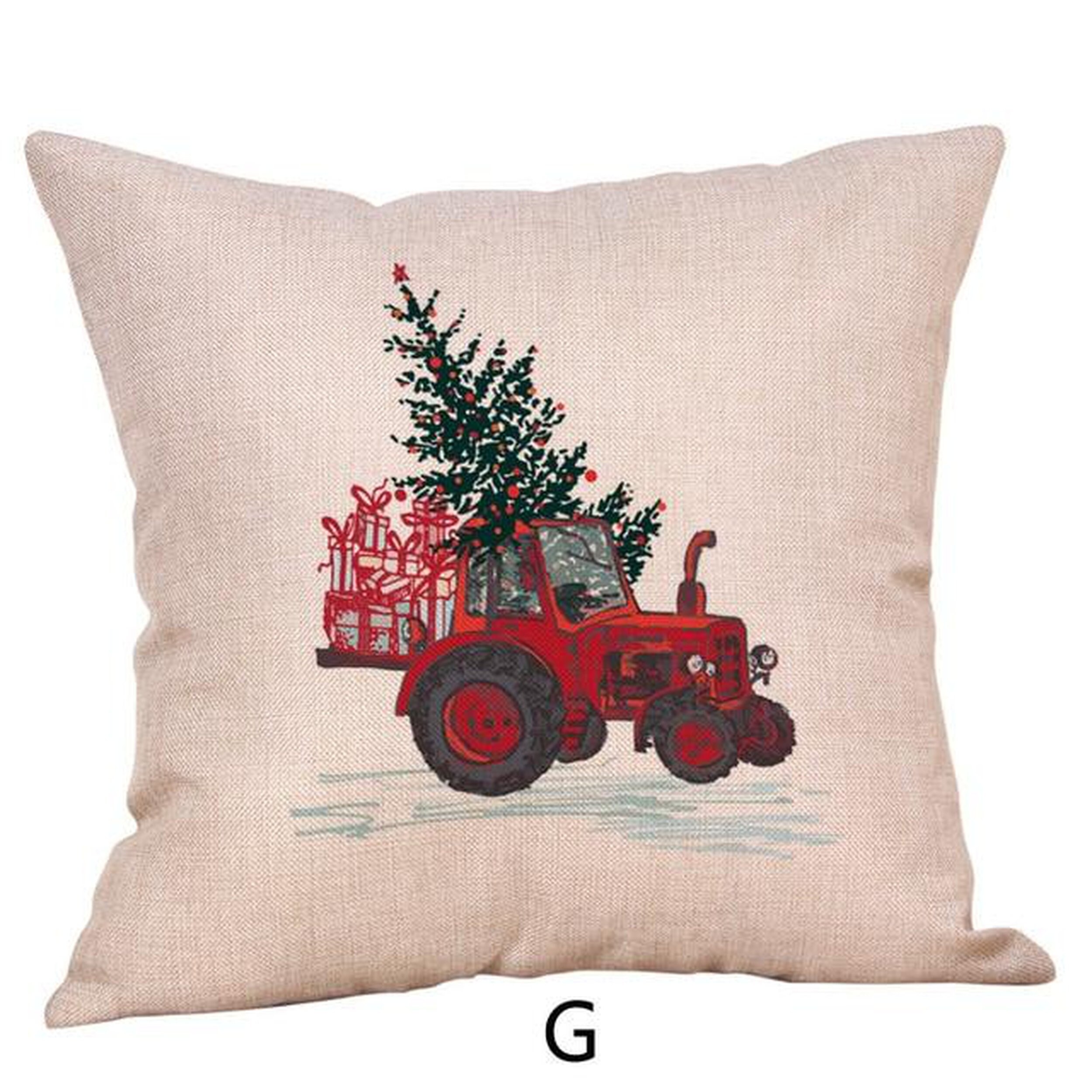 Shop Merry Christmas Throw Pillow Case Vehicle Pillows Cover