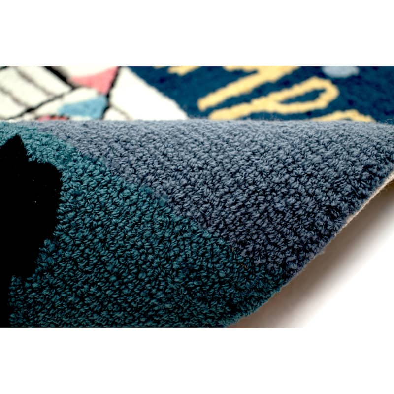 Liora Manne Frontporch Happy Camper Indoor/Outdoor Rug