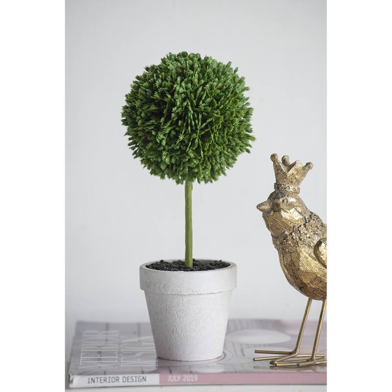 Standing Birds with Crown - 7" - Gold - Set of 2