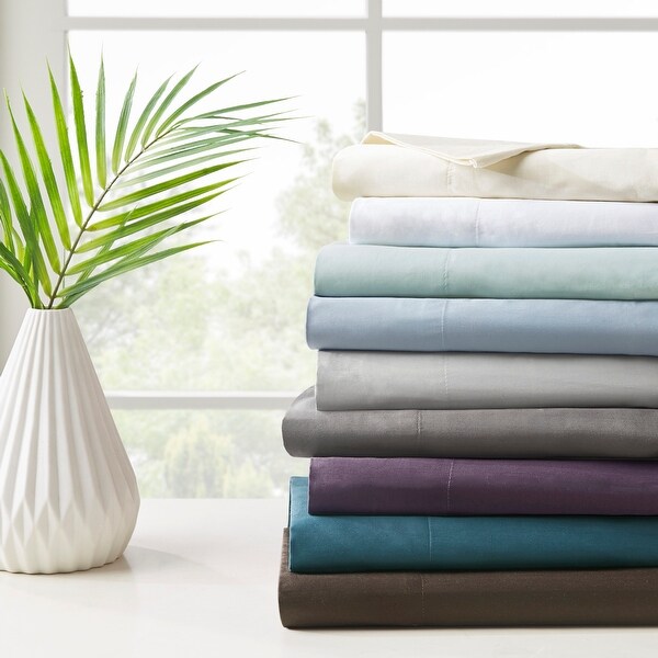 Sleep Philosophy and Liquid Pima Cotton 300 Thread Count Bed Sheet Set with Optional Pillowcase Separates. Opens flyout.