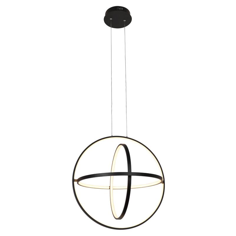 24 Inch Modern LED Globe Orb Chandelier Pendent Light