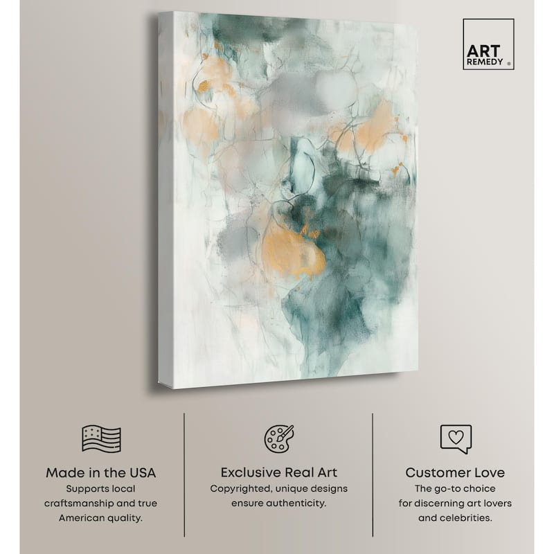 Verdant Vapors II Canvas by Art Remedy, Gallery Wrapped