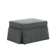 preview thumbnail 104 of 152, Rectangle Chenille Upholstered Storage Ottoman