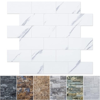 Art3d Peel and Stick Backsplash Tile for Kitchen Backplash, Bathroom Vanities, Fireplace Decor,10 Sheets