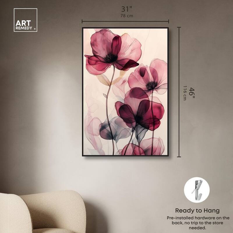 Filigree Flora I Canvas by Art Remedy