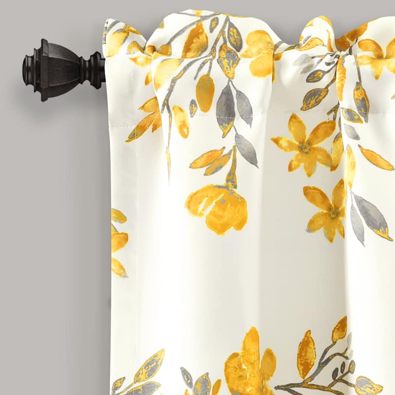 Lush Decor Tanisha Room Darkening Window Curtain Valance - 18" x 52"