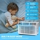 preview thumbnail 5 of 6, 10000btu Window Air Conditioner Units with 3 Cooling Modes，115V Window Ac Units for Bedroom Fast Cooling 450 Sq.ft.