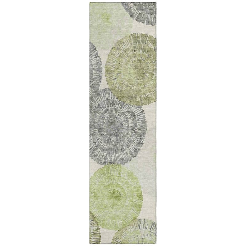 Machine Washable Indoor/ Outdoor Contemporary Devaughn Chantille Rug