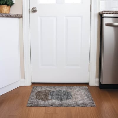 Machine Washable Indoor/ Outdoor Chantille Modern Boho Rug