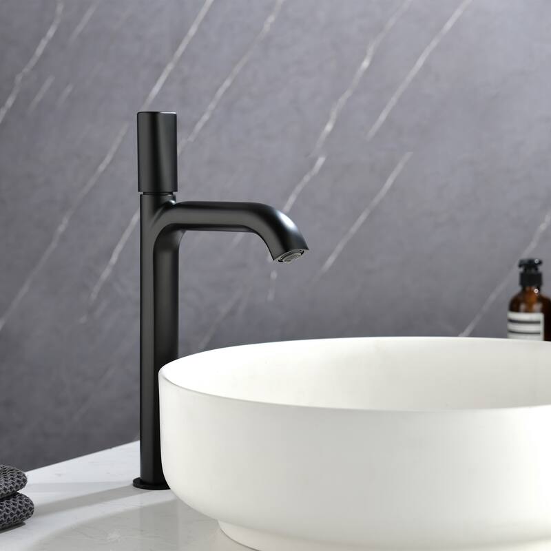 Single Handle Single Hole Bathroom Sink Faucet