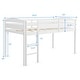preview thumbnail 7 of 31, Costway Twin Low Loft Bunk Junior Bed Bedroom Wooden Guard Rail Ladder