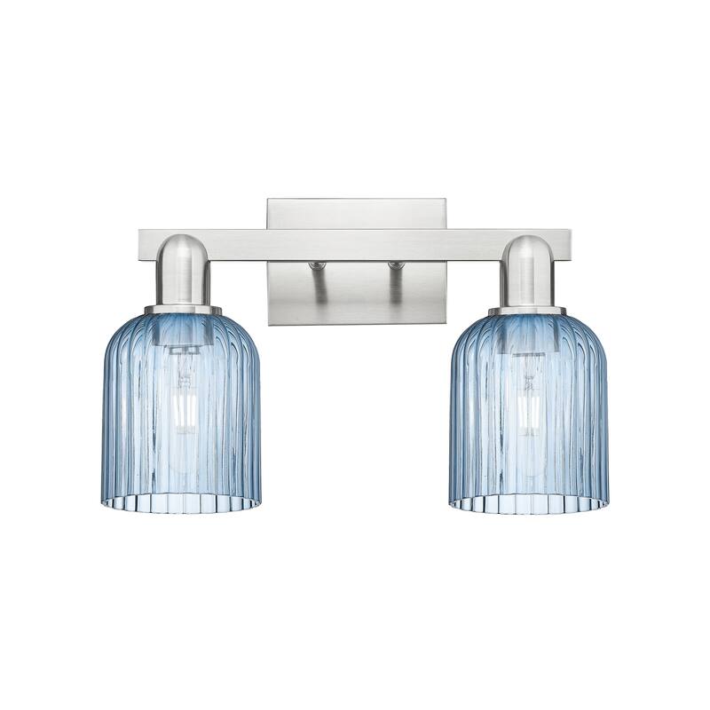 Innovations Lighting Downtown Urban - Bridal Veil - 2 Light 16" Bath Vanity Ligh
