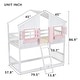 preview thumbnail 10 of 12, Twin over Twin House Bunk Bed