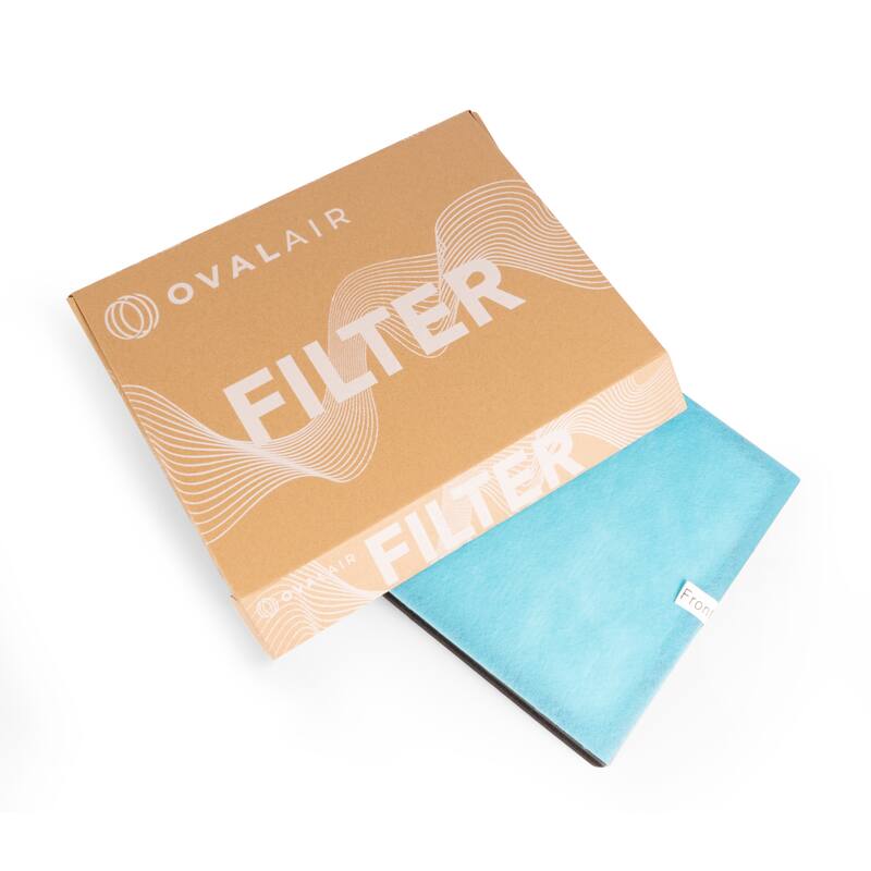 OVAL AIR H13 True HEPA 2-in1 Replacement Charcoal Combined Filter with Pre-filter