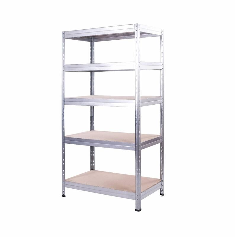 Ar Shelving Industrial DESIGN Shelving for Office, Home and Workshop - 35.4in.W x 16in.D x 71 in.H.