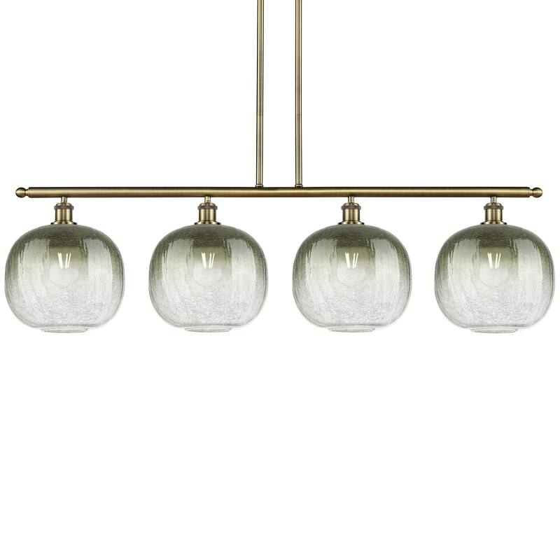 Innovations Lighting 516-4I-13-49 Brookhaven Sphere Linear Brookhaven - Antique Brass / Slate