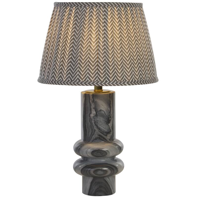 SAFAVIEH Couture Emina, 22-inch, Marble Table Lamp - 14"W x 14"D x 22"H