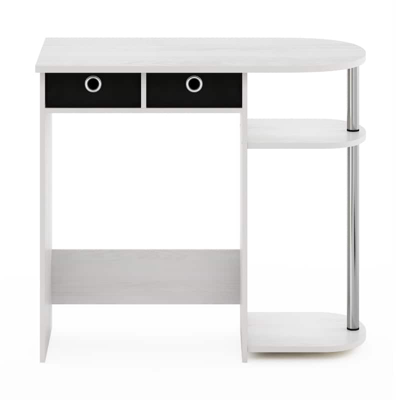 Laptop Desk Table - Home Office Computer Table - White Oak Finish - Modern Design