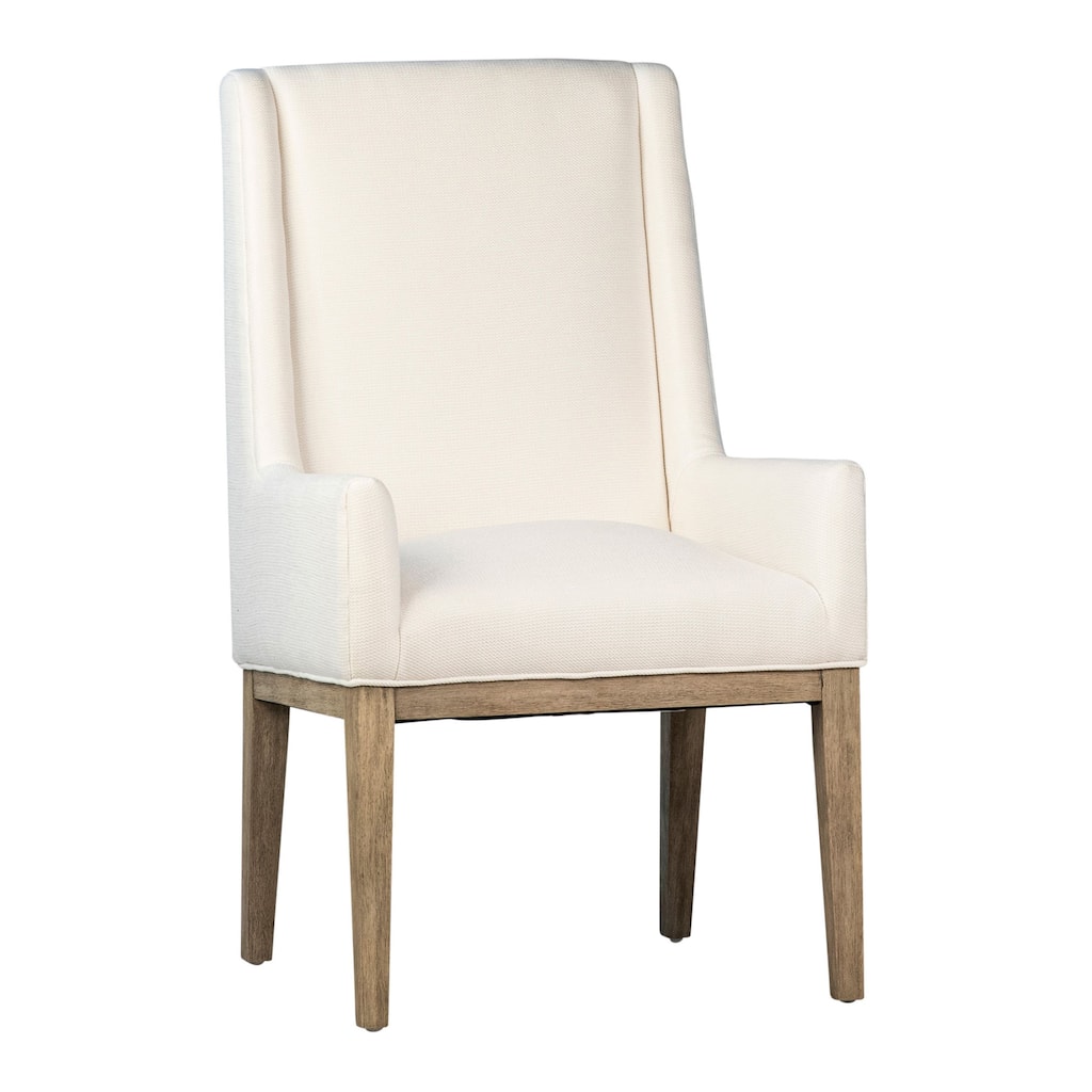 Mulberry Cotton Blend Upholstered Dining Chair, Off-White