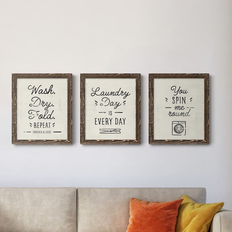 Laundry Room I-Premium Framed Canvas - Ready to Hang - Multi-Color