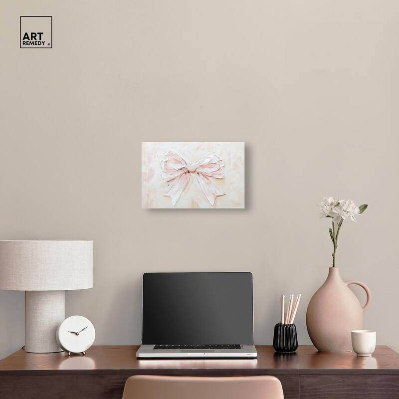 Relief Ribbons Canvas by Art Remedy, Gallery Wrapped