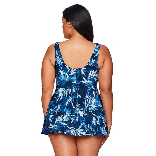 maxine of hollywood plus size swimdress