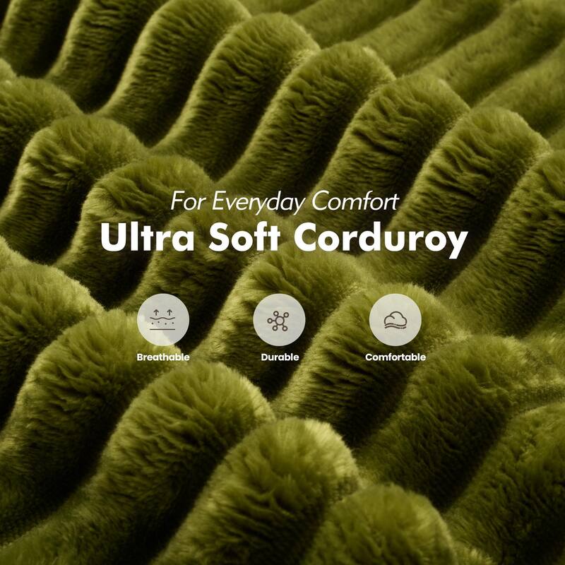 OVIOS Corduroy Foldable ​Compressed Sleeper Sofa