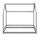 preview thumbnail 3 of 10, Twin Size House Bed Wood Bed, Gray