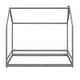 preview thumbnail 11 of 10, Twin Size Wooden House Bed with Playhouse Design ,Sturdy Pine Frame for Comfortable Sleep and Imaginative Play Spaces
