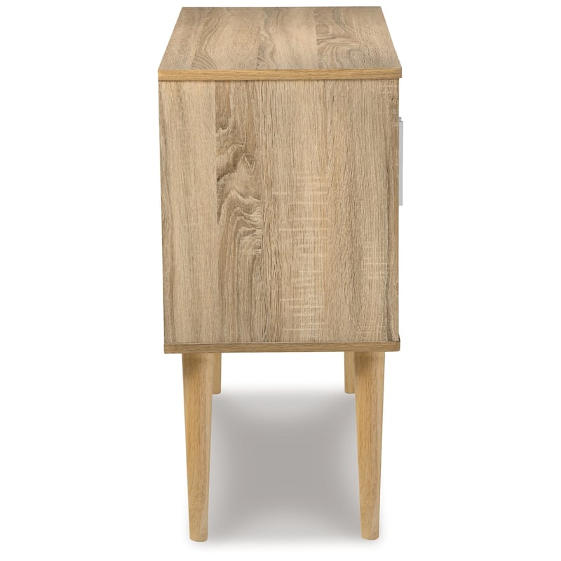 Kior Accent Cabinet Console, 2 Doors w Adjustable Shelf, White 32 Inch
