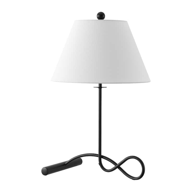 SAFAVIEH Lighting Sami, 25-inch, Metal Table Lamp - 15"W x 15"D x 25"H