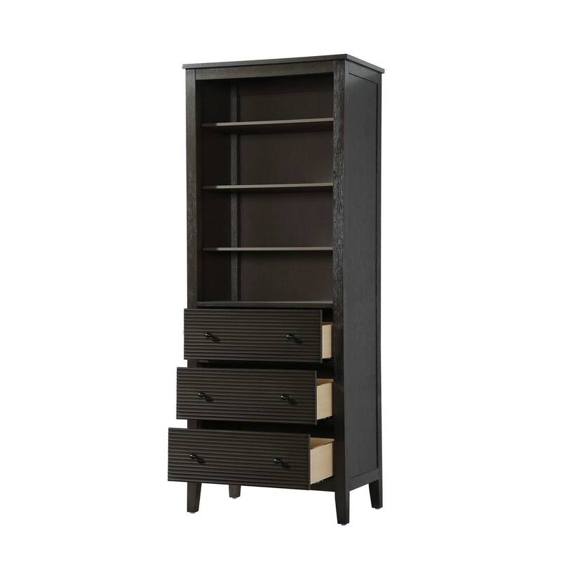 Kensington 16-28 Inch Open Shelving Bath Storage Cabinet