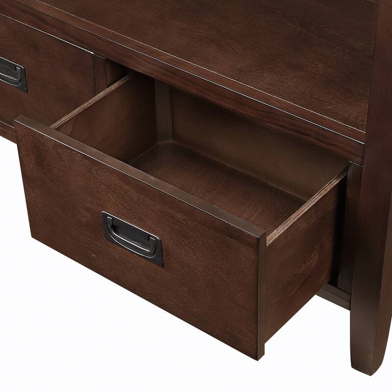 36-inch Modern Multifunctional Solid Pine Console Table