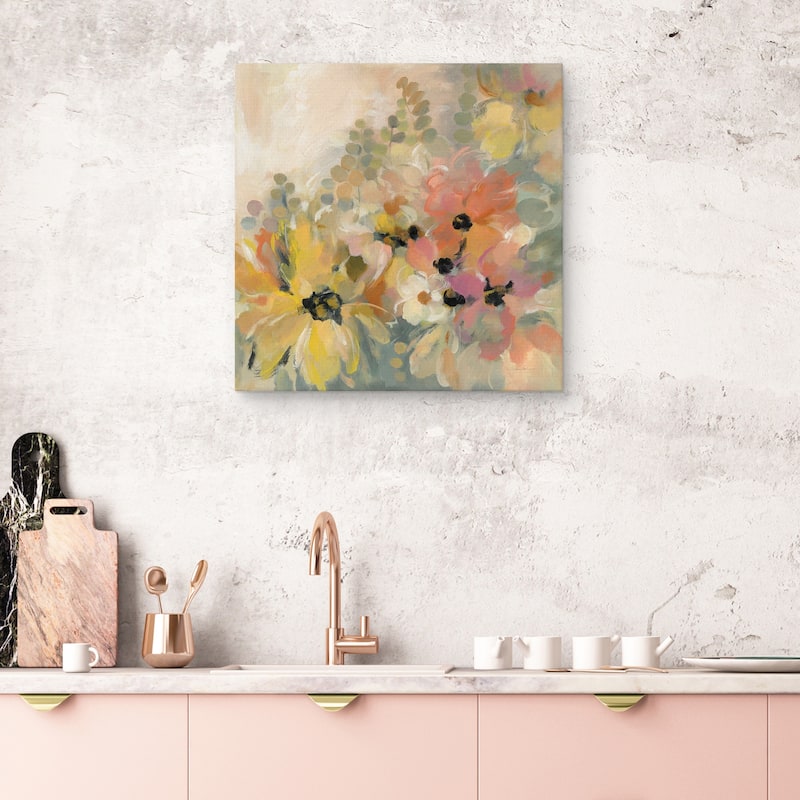 June Flower Bed by Silvia Vassileva Canvas Art Print