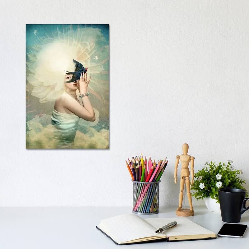 iCanvas "The Sun" by Catrin Welz-Stein Canvas Print - 12x8x0.75