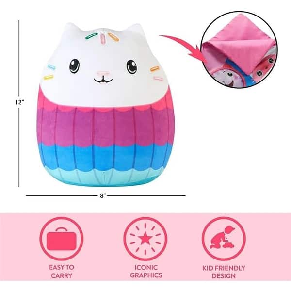 Gabbys Dollhouse Sleep Slumber with Squishy Pillow