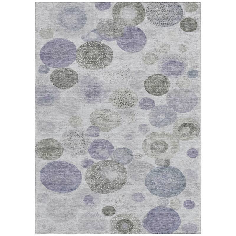 HomeRoots Geometric Transitional Rectangle Outdoor Rug