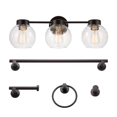 Globe Electric 91009582 Thalia Bathroom Vanity Set - 3 Light 24" Wide