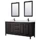 Option Dark Espresso, Black Trim, Giotto Quartz Top