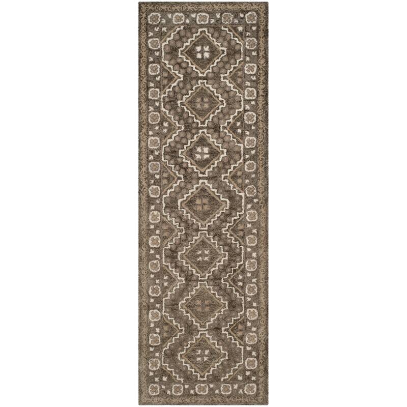 SAFAVIEH Handmade Bella Forough Modern Floral Wool Rug