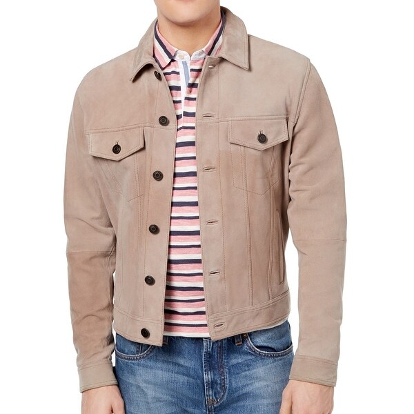 tommy hilfiger suede jacket
